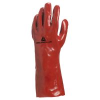 Перчатки ПВХ на хлопчатобумажной трикотажной основе “джерси” PVC7335